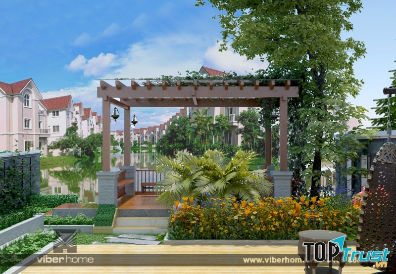 Thiết kể cảnh quan sân vườn biết thự