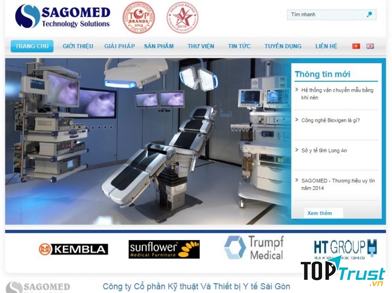 Công ty Cổ phần Kỹ thuật Và Thiết bị Y tế Sài Gòn – SAGOMED