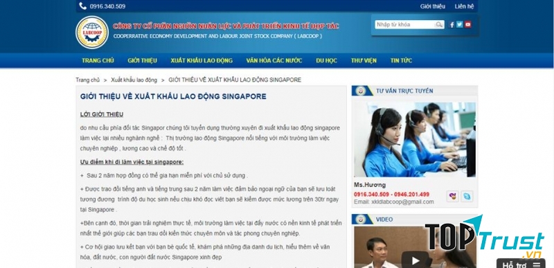 Công ty cổ phần nguồn nhân lực và hợp tác quốc tế Labcoo