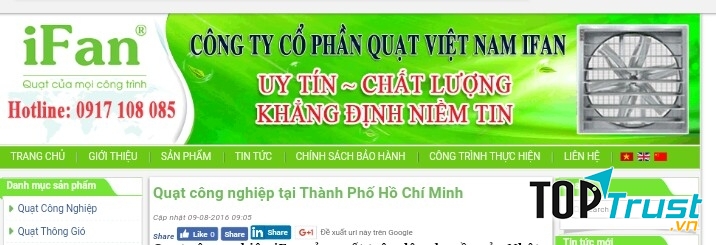 Công ty cổ phần quạt Việt Nam Ifan