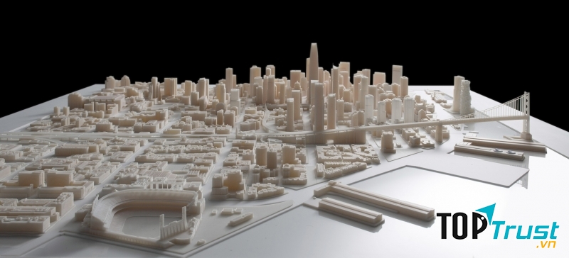 Mô hình toàn cảnh Thành phố in bằng 3D
