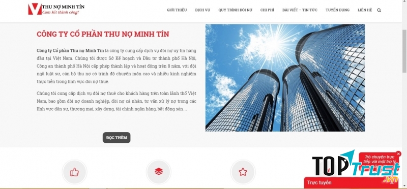 Hình ảnh Website công ty