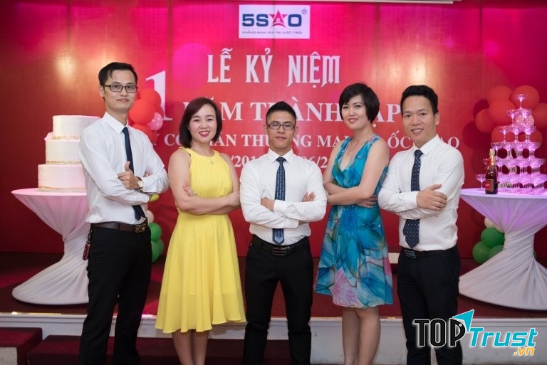 Đội ngũ 5 lãnh đạo của Địa ốc 5 sao