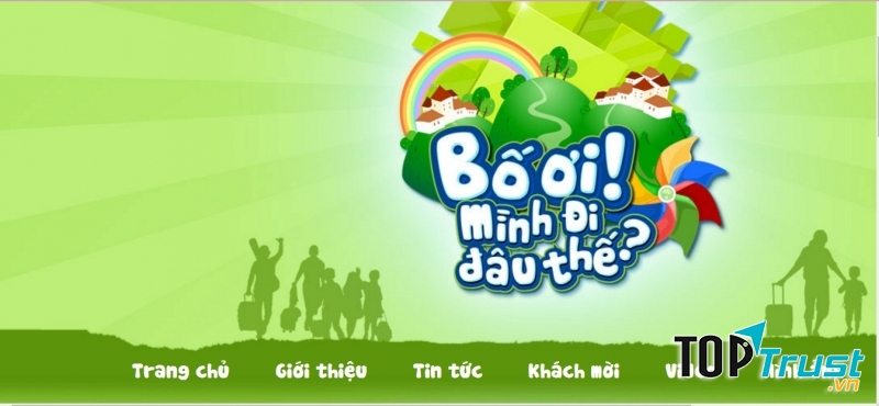 Bố ơi, Mình đi đâu thế - Một website vô cùng nổi tiếng do ADC thiết kế