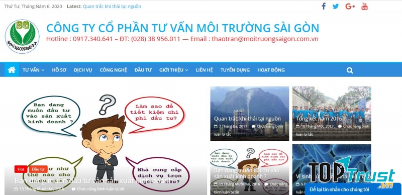 Công ty cổ phần tư vấn môi trường Sài Gòn