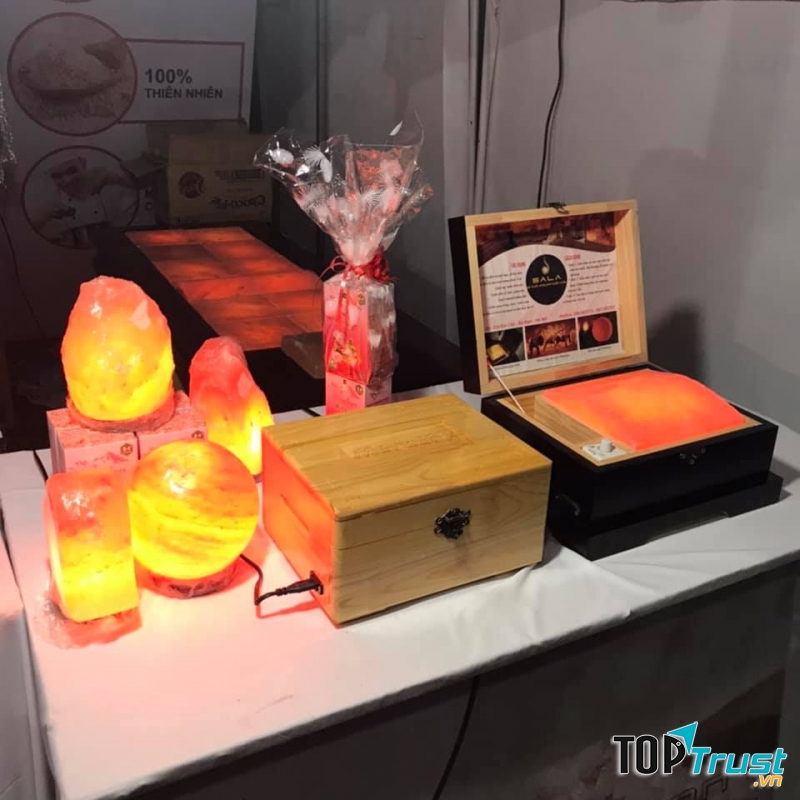 Các sản phẩm đá muối của Sala (Nguồn: Fanpage: SALA - Đá muối Himalaya nhập khẩu)