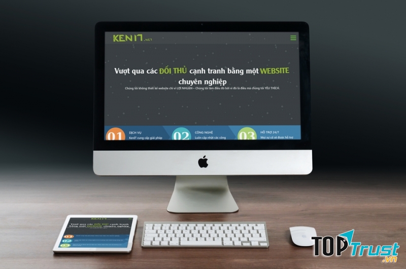 KenIT thiết kế web chuyên nghiệp giá rẻ tại Đà Nẵng