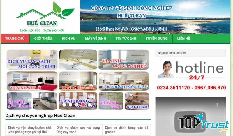 Công ty Cổ Phần dịch vụ Vệ Sinh Công Nghiệp – Huế Clean