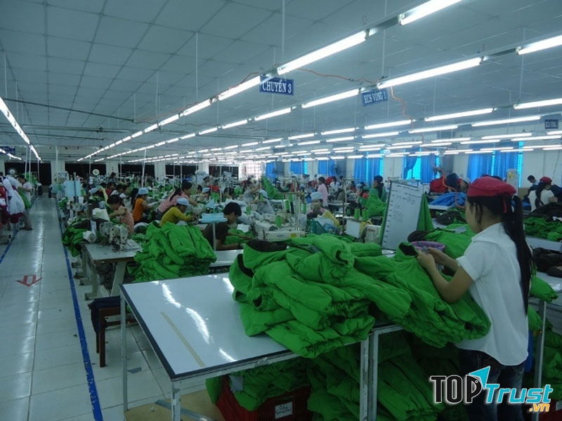 Xưởng may của công ty