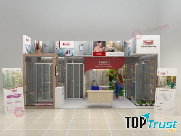 THIẾT KẾ & THI CÔNG GIAN HÀNG FENDI TẠI TL VIETBUILD LẦN 2