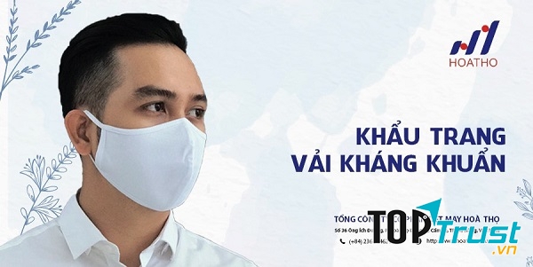 Khẩu trang vải kháng khuẩn Hòa Thọ