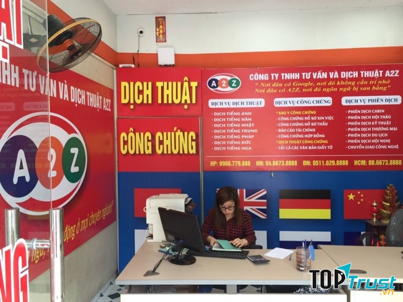 Văn phòng dịch thuật của công ty A2Z