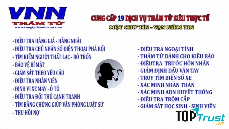 Công ty dịch vụ thám tử uy tín VNN