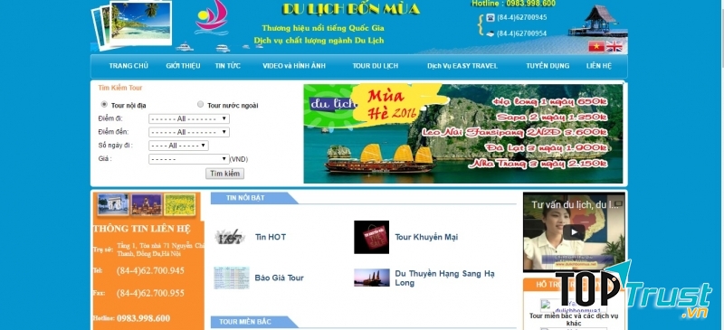 Công ty du lịch Bốn Mùa