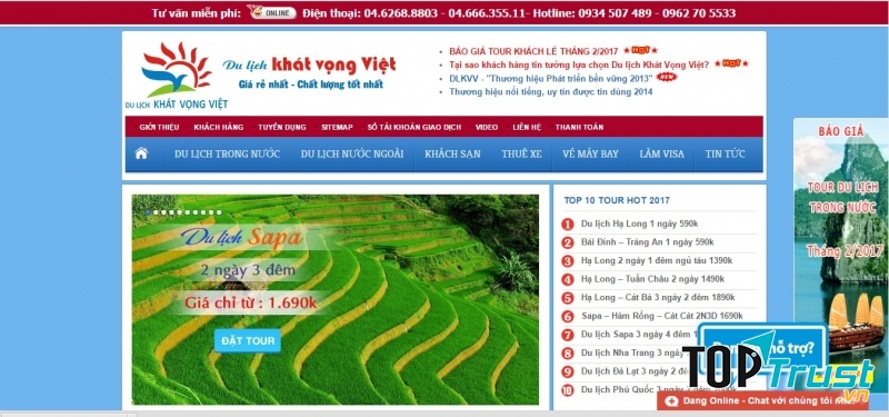 Công ty du lịch Khát Vọng Việt