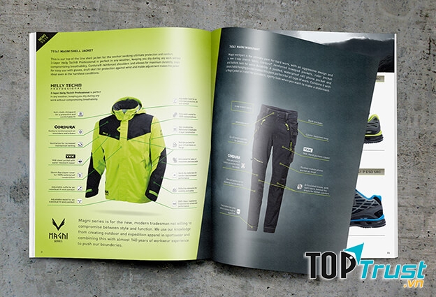 catalogue được thiết kế chuyên nghiệp