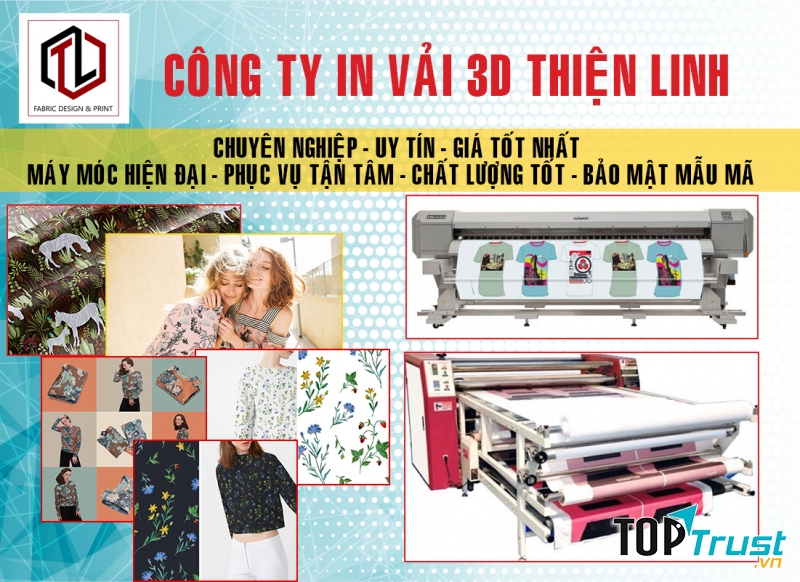 Công ty in vải 3D Thiện Linh