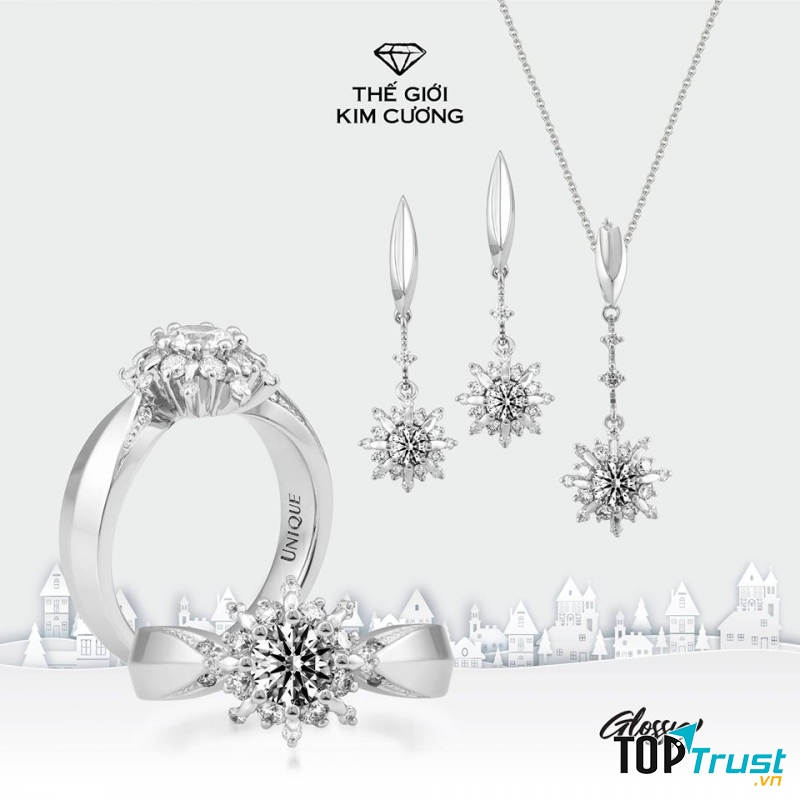 Trang sức Thế Giới Kim Cương  (Nguồn: Fanpage Thế Giới Kim Cương)