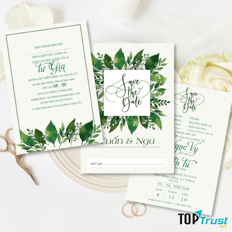 Thiệp cưới Hạ Long đã và đang được rất nhiều bạn trẻ ưa thích bởi sự tinh tế trong thiết kế và sang trọng trong từng đường nét.