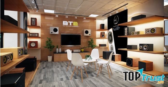 Thiết kế nội thất showroom âm thanh