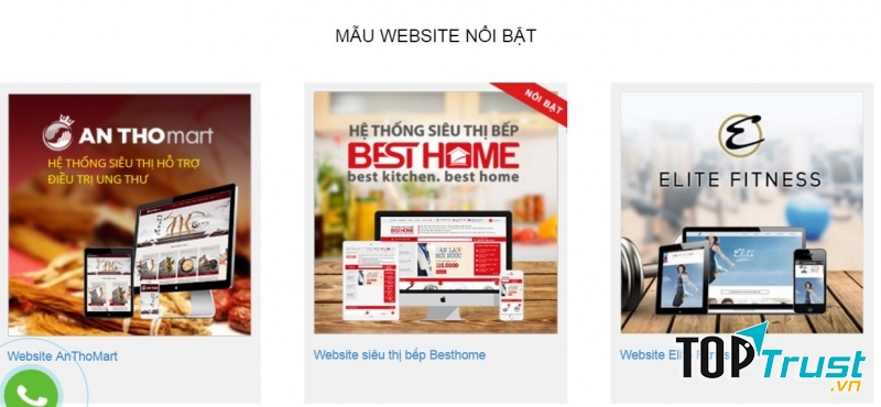 Một số những mẫu website nổi bật của Creative Việt Nam