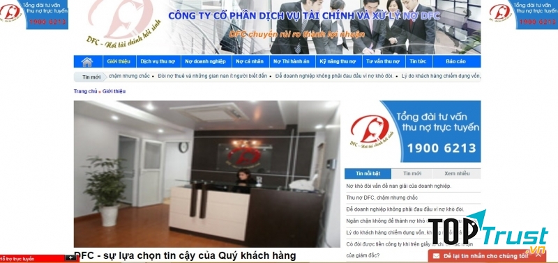 Hình ảnh website và văn phòng công ty