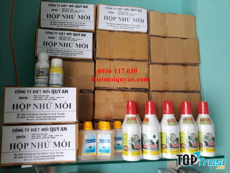 Quý An cung cấp sản phẩm diệt mối cho khách hàng