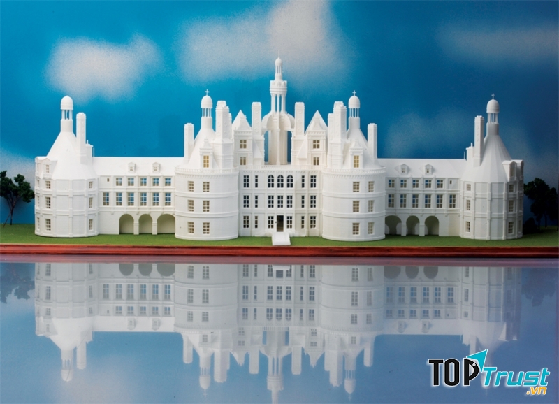 Tòa lâu đài được in 3D