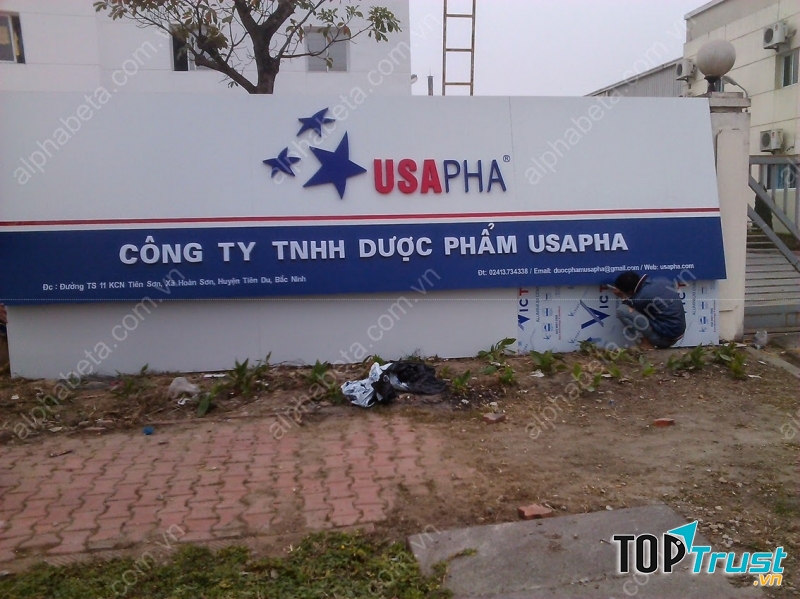 Công ty TNHH Alpha-Beta- chuyên biển quảng cáo giá rẻ Hà Nội