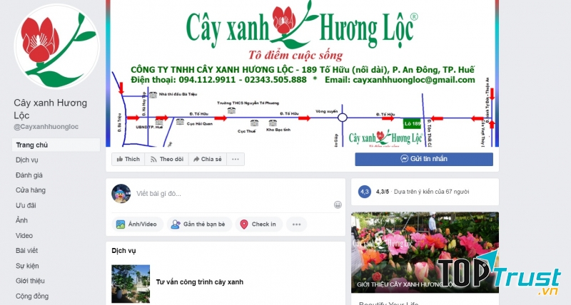Công ty TNHH cây xanh Hương Lộc