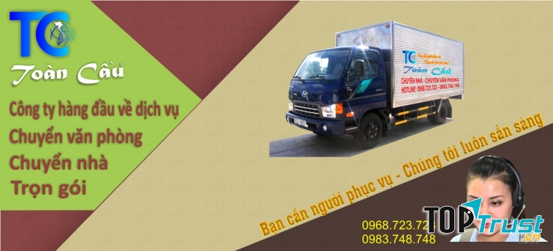 Công ty vận chuyển Toàn cầu là công ty hàng đầu về dịch vụ chuyển nhà, văn phòng