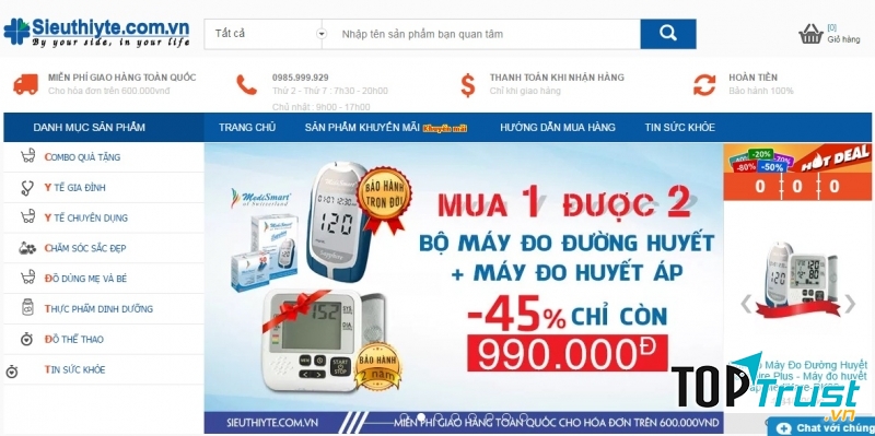 Website của Công ty TNHH Đầu Tư & Công Nghệ Hùng Hy