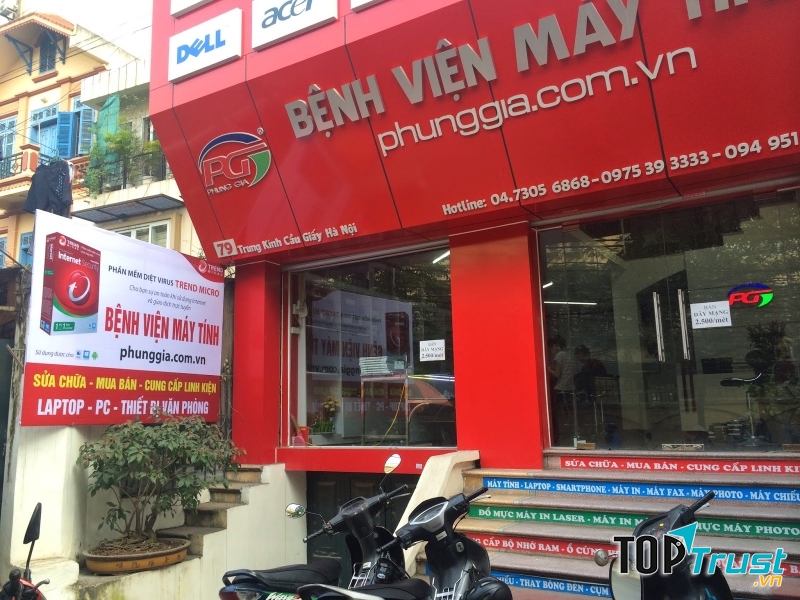 Bệnh viên máy tính Phùng Gia - Đại chỉ uy tín sửa chữa máy tính tại nhà