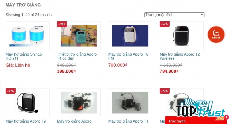 Máy trợ giảng của Công ty TNHH đầu tư và phát triển thương mại Tân Hòa Phát