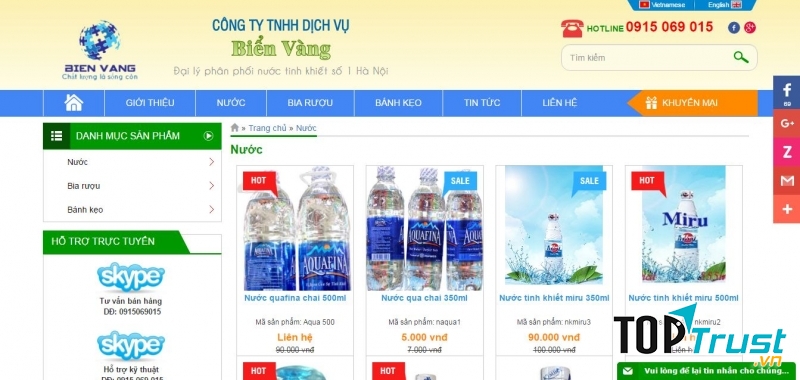 Công ty TNHH Dịch vụ Biển Vàng