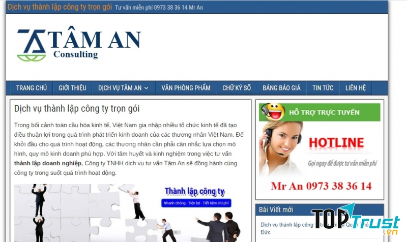 Công ty TNHH Dịch vụ tư vấn Tâm An