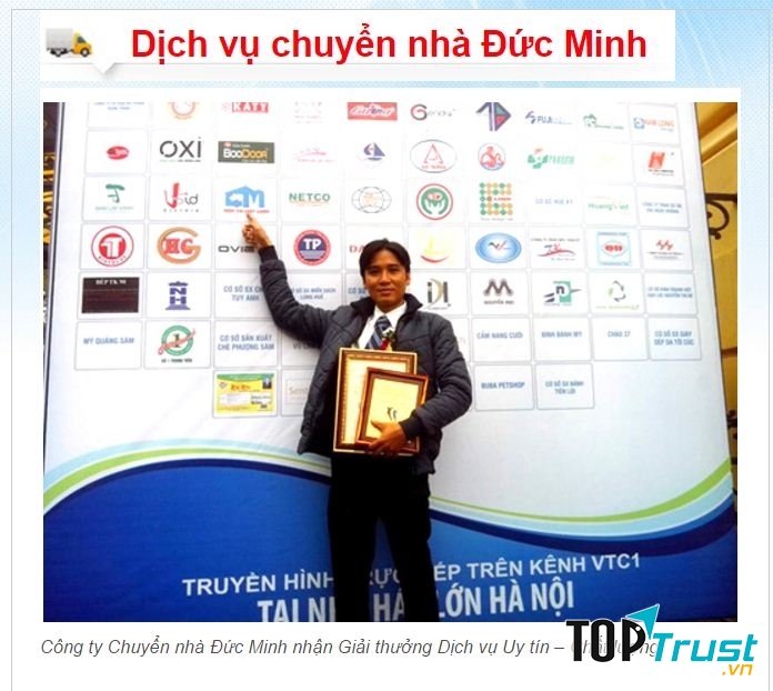 Công ty Vận tải Đức Minh nhận các giải thưởng