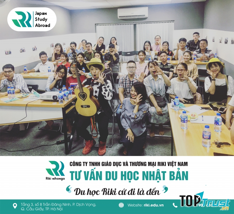 Năm 2019, Du học Nhật Bản Riki được phụ huynh, học sinh bình chọn là thương hiệu Du học uy tín top đầu Hà Nội