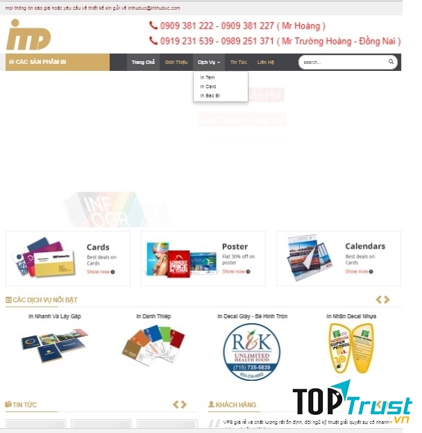 Website chính thức của công ty