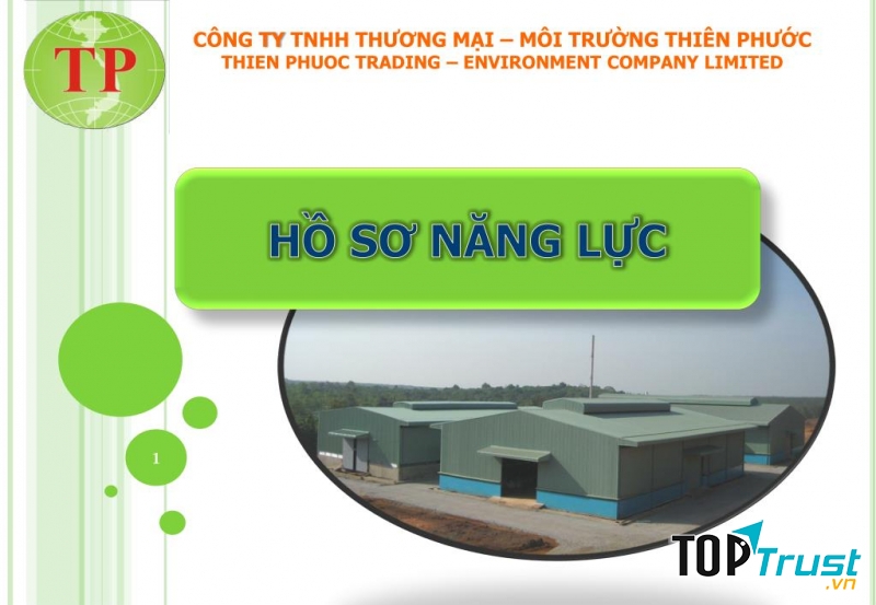 Công ty TNHH môi trường Thiên Phước