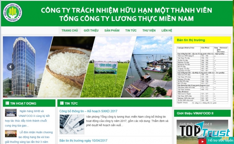 Công ty TNHH Một Thành Viên – Tổng Công Ty Lương thực miền Nam- Vinafood II