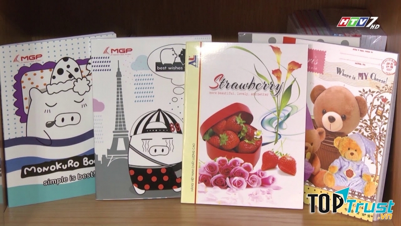 Sản phẩm vở viết của Công Ty TNHH MTV - SX In Bao Bì Minh Gia Phát