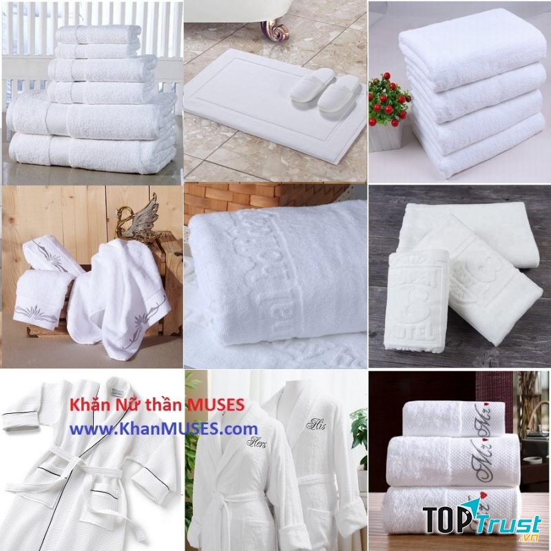 Sản phẩm khăn bông của Công ty TNHH Muses Việt Nam