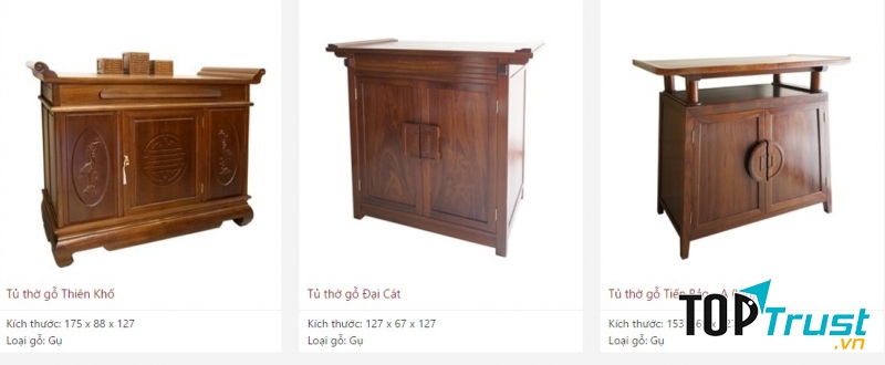 Một sản phẩm tủ thờ đẹp, trang trọng