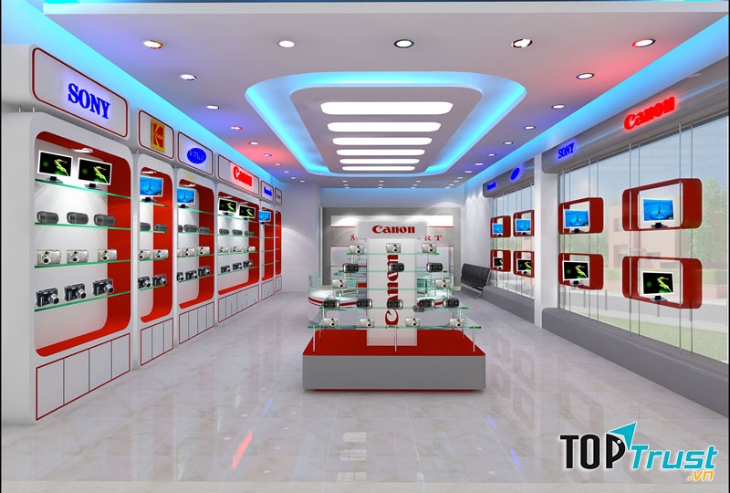 Thiết kế thi công nội thất showroom sang trọng, hiện đại