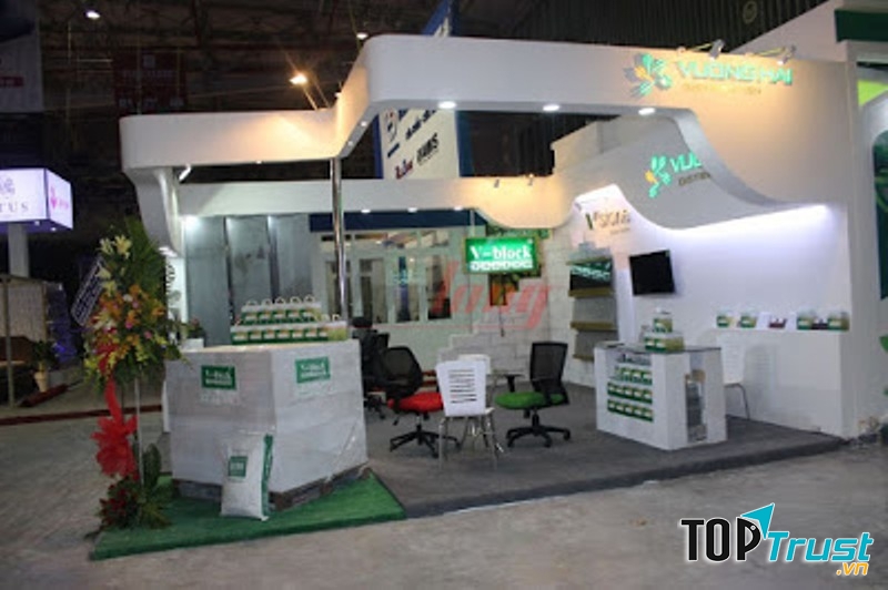 Gian hàng triển lãm công ty Vương Hải