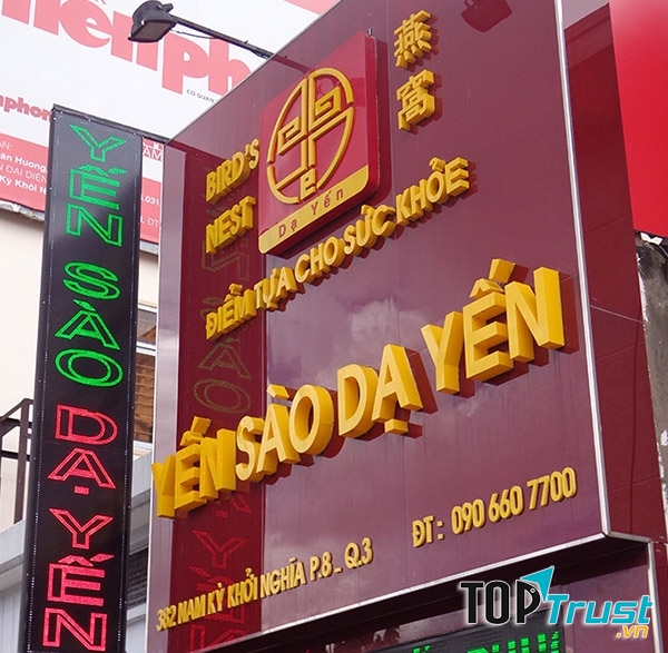 Biển chữ nổi mica