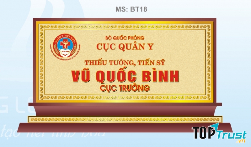Làm biển chức danh để bàn