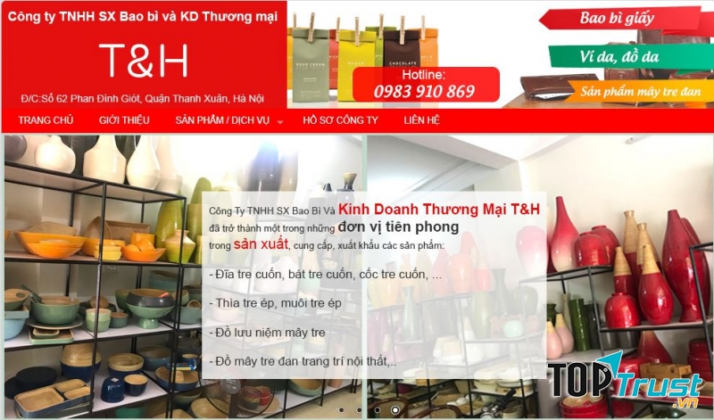 Công Ty TNHH Sản Xuất Bao Bì Và Kinh Doanh Thương Mại T&H