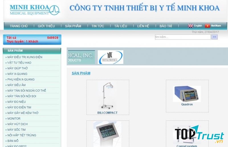 Công ty TNHH thiết bị y tế Minh Khoa